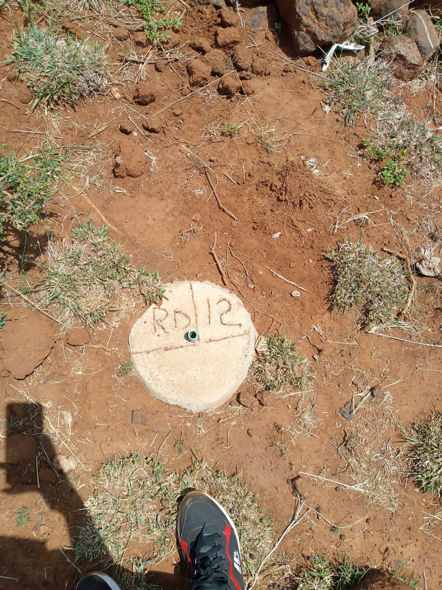 Surveyed plot beacon